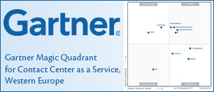 Gartner Magic Quadrant for Contact Center as a Service, Western Europe